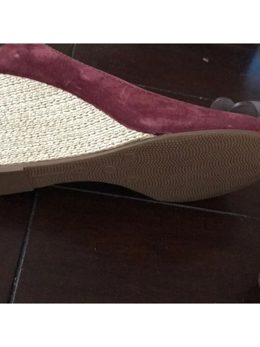 Suede wedges